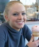 Watch as Skye teases with her oral skills on her ice cream cone
